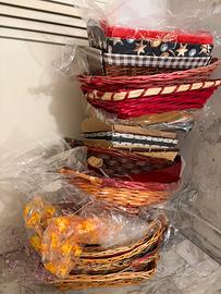 Ceste Vimini/ Cartone per Pasqua/ Natale