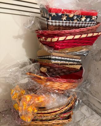 Ceste Vimini/ Cartone per Pasqua/ Natale