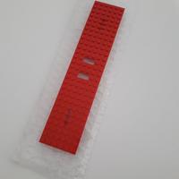 Lego 4093a, base per treni o rimorchio rossa nuova