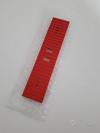 Lego 4093a, base per treni o rimorchio rossa nuova