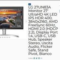 Monitor Gaming LG 27 ''