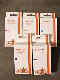 5 cartucce compatibili HP 711 T120 T520