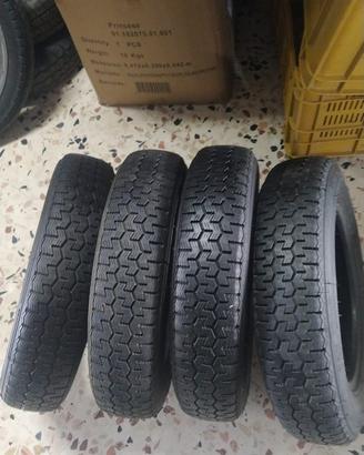 4 Gomme Michelin XZX 125 R12 – come nuove!