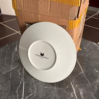 piatto piano in porcellana fine italiana