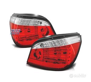 FANALI A LED BMW E60 03-07 ROSSO BIANCO LED DINAMI
