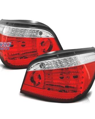 FANALI A LED BMW E60 03-07 ROSSO BIANCO LED DINAMI