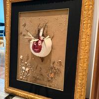 Opera  scultura Cast Away  Wilson originale