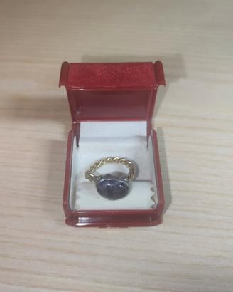 Anello con pietra ametista nuovo Trento 