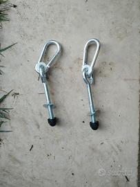 Gancio per altalena con moschettone