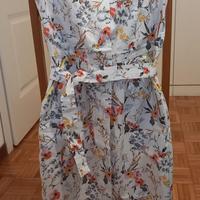 Abito Floreale , XS, 97% cottone, 3% elastane
