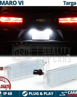 Luci TARGA LED per CHEVROLET CAMARO 6 CANBUS 6500K