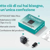 OTTOCAST Mini Pico - Adattatore Wireless NUOVO