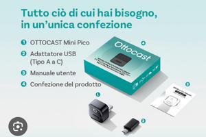 OTTOCAST Mini Pico - Adattatore Wireless NUOVO