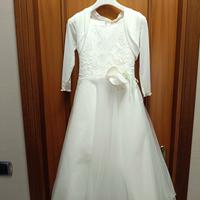vestito comunione/ cresima/ damigella