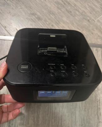 Radio sveglia speaker da comodino Tevion