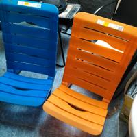 2 spiaggine nuove mai usate richiudibili