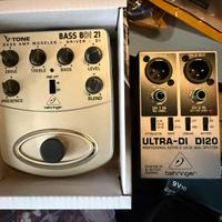Behringer Bdi21 V-tone Bass + Ultra DI DI20