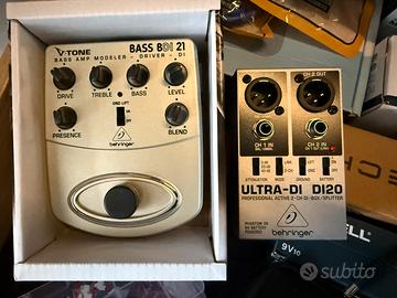 Behringer Bdi21 V-tone Bass + Ultra DI DI20