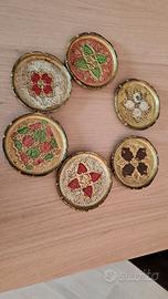 Sottobicchieri decorati