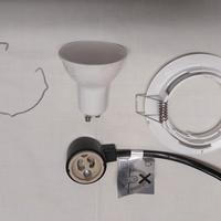 12 Faretti led incasso bianchi