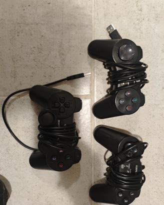 Lotto 3 Controller PC USB con Cavo