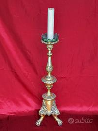 Candelabro lampada del Settecento