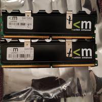 RAM mushkin 4GB bassa latenza dual Channel 996580 