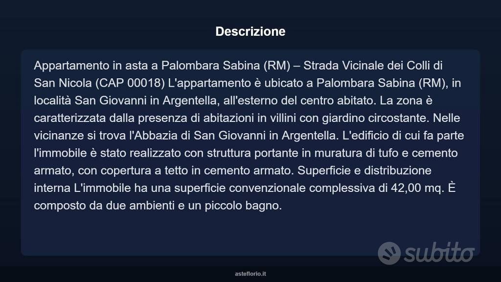 Appartamento – Palombara Sabina, Cretone - Vista 5