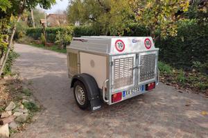 Rimorchio trasporto cani cresci mod. tc4 - nuovo