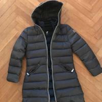 Piumino lungo Hetregò grigio