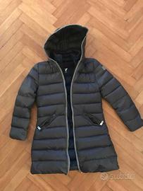 Piumino lungo Hetregò grigio