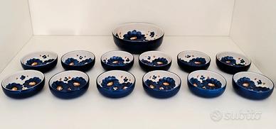 Servizio Macedonia Gelato per 12 Persone Anni 70