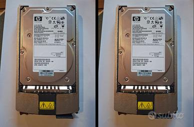 2 Hard Disk HP 72.8GB  hot-plug Ultra320 SCSI