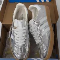 Adidas Samba OG Argento Pelle Crackle  T.40