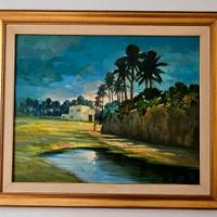 Dipinto originale a olio su tela, anno 1987