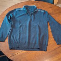 maglione invernale con zip