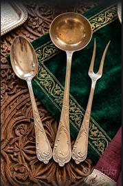 set cucina in argento 800