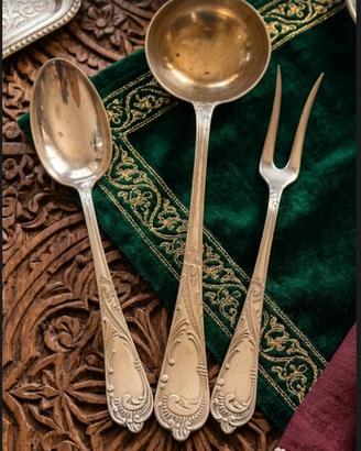 set cucina in argento 800