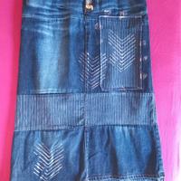 Gonna Jeans Lunga Legatte Jeans