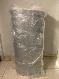 Materasso in schiuma, rigido/bianco-grigio 140x200