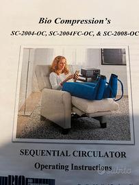 SISTEMA DI PRESSOTERAPIA  SEQUENZIALE A 8 USCITE