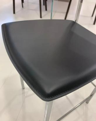 2 sedie Cattelan Italia cuoio nero