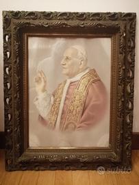 Souvenir Quadro Papa Giovanni XXIII Vintage