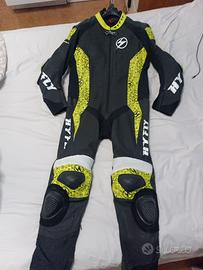tuta da moto intera in pelle marca HYFLY
