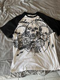 maglietta con teschio