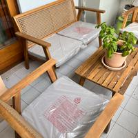 Set completo da giardino in legno di Acacia