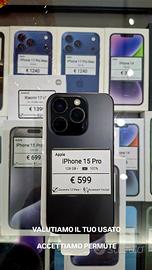 IPHONE 15 PRO 128GB batteria 100%