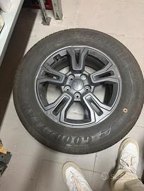 Cerchio jeep 16” 5 fori nero brunito metallizzato