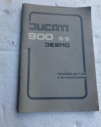 libretto uso e manutenzione ducati 900 ss desmo