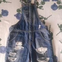 Salopette in jeans  My t-shirt 8/9 anni